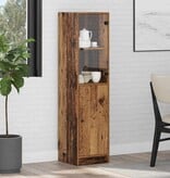VidaXL Highboard Oud Hout 35 x 37 x 142 cm Bewerkt hout