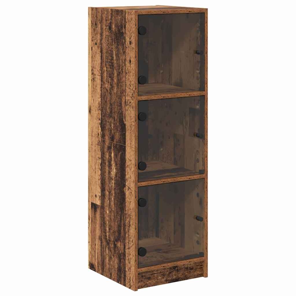 VidaXL Highboard Oud Hout 35 x 37 x 109 cm Bewerkt hout