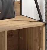 VidaXL Kledingrek Artisan Eiken 100 x 41 x 184 cm Bewerkt hout