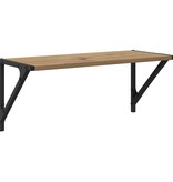 VidaXL Wandplanken 2 pcs Artisan Eiken 60 x 25 x 25,5 cm Bewerkt hout