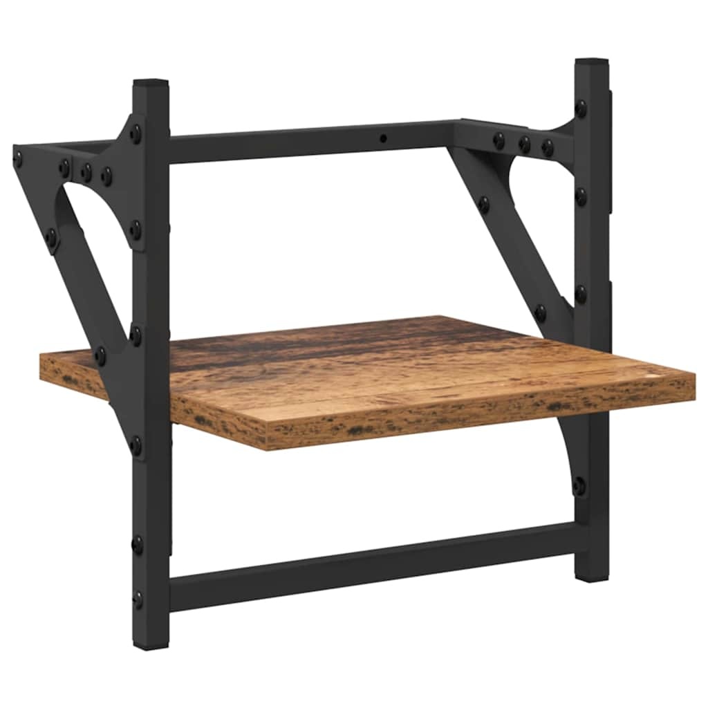 VidaXL Wandplankenset 6 pcs Oud Hout 100 x 25 x 30 cm Bewerkt hout
