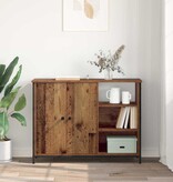 VidaXL Dressoir Oud Hout 100 x 33 x 75 cm Bewerkt hout