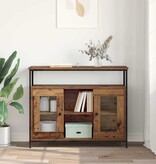 VidaXL Dressoir Oud Hout 100 x 35 x 80 cm Bewerkt hout