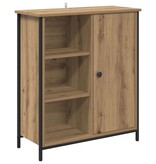 VidaXL Dressoir Artisan Eiken 70 x 30 x 80 cm Bewerkt hout