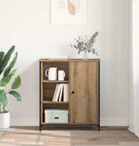 VidaXL Dressoir Artisan Eiken 70 x 30 x 80 cm Bewerkt hout