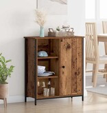 VidaXL Dressoir Oud Hout 70 x 30 x 80 cm Bewerkt hout