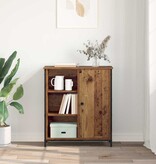 VidaXL Dressoir Oud Hout 70 x 30 x 80 cm Bewerkt hout