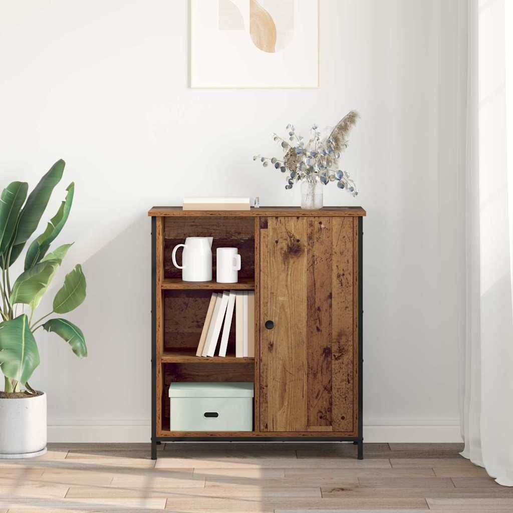 VidaXL Dressoir Oud Hout 70 x 30 x 80 cm Bewerkt hout