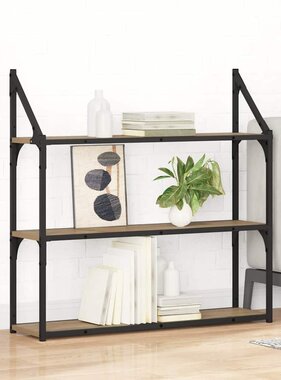 VidaXL Wandplank Artisan Eiken 80 x 21 x 78,5 cm Bewerkt hout