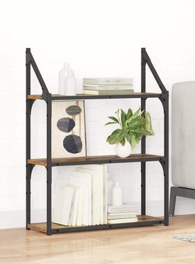 VidaXL Wandplank met plank Oud Hout 60 x 21 x 78,5 cm Bewerkt hout