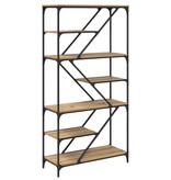 VidaXL Boekenkast Artisan Eiken 91 x 36 x 176 cm Bewerkt hout