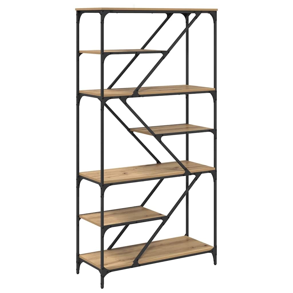 VidaXL Boekenkast Artisan Eiken 91 x 36 x 176 cm Bewerkt hout