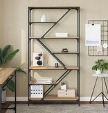 VidaXL Boekenkast Artisan Eiken 91 x 36 x 176 cm Bewerkt hout