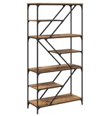 VidaXL Boekenkast Oud Hout 91 x 36 x 176 cm Bewerkt hout