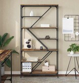 VidaXL Boekenkast Oud Hout 91 x 36 x 176 cm Bewerkt hout