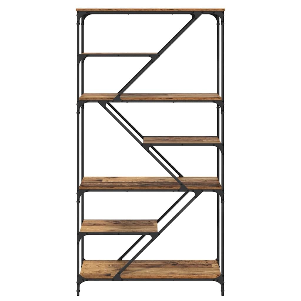 VidaXL Boekenkast Oud Hout 91 x 36 x 176 cm Bewerkt hout