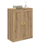 VidaXL Wandkast Artisan Eiken 69,5 x 34 x 90 cm Bewerkt hout