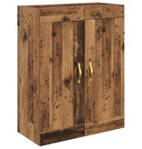 VidaXL Wandkast Oud Hout 69,5 x 34 x 90 cm Bewerkt hout
