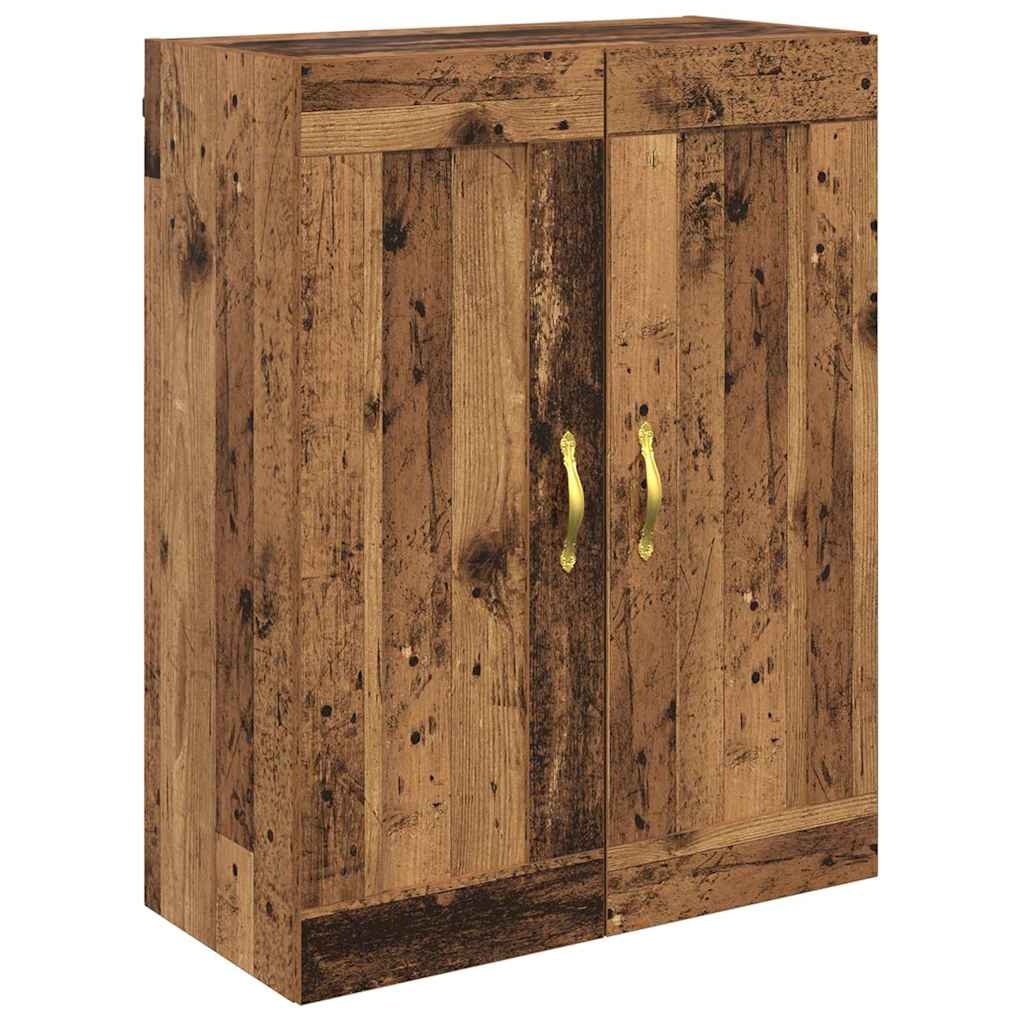 VidaXL Wandkast Oud Hout 69,5 x 34 x 90 cm Bewerkt hout