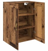 VidaXL Wandkast Oud Hout 69,5 x 34 x 90 cm Bewerkt hout