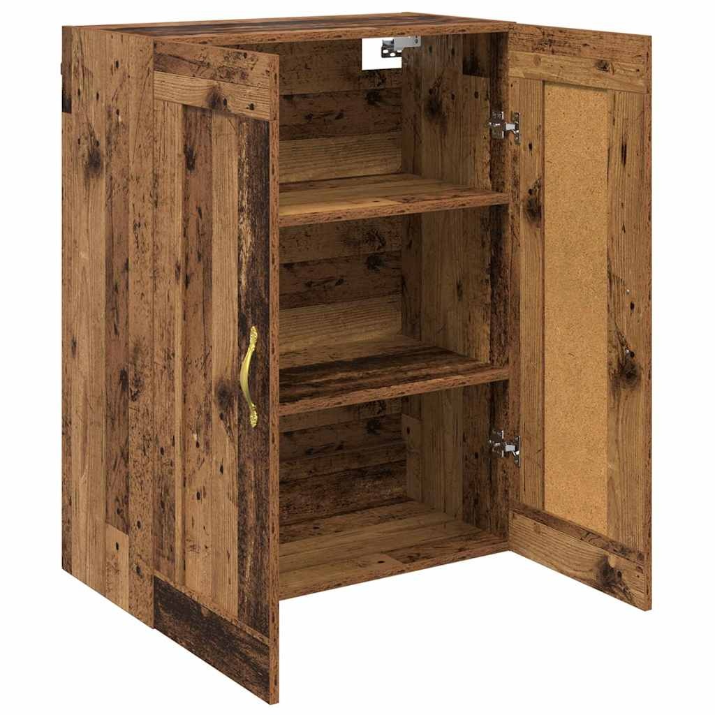 VidaXL Wandkast Oud Hout 69,5 x 34 x 90 cm Bewerkt hout