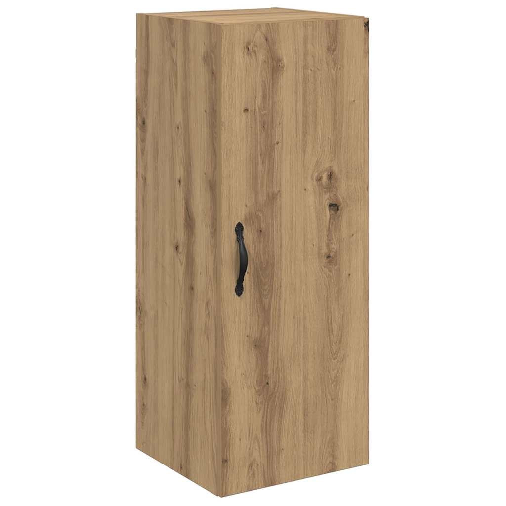 VidaXL Wandkast Artisan Eiken 34,5 x 34 x 90 cm Bewerkt hout