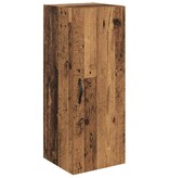 VidaXL Wandkast Oud Hout 34,5 x 34 x 90 cm Bewerkt hout
