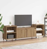 VidaXL TV-kast Artisan Eiken 160 x 35 x 55 cm Bewerkt hout