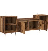 VidaXL TV-kast Oud Hout 160 x 35 x 55 cm Bewerkt hout