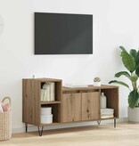 VidaXL TV-kast Artisan Eiken 100 x 35 x 55 cm Bewerkt hout