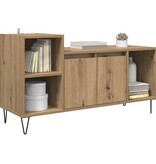 VidaXL TV-kast Artisan Eiken 100 x 35 x 55 cm Bewerkt hout