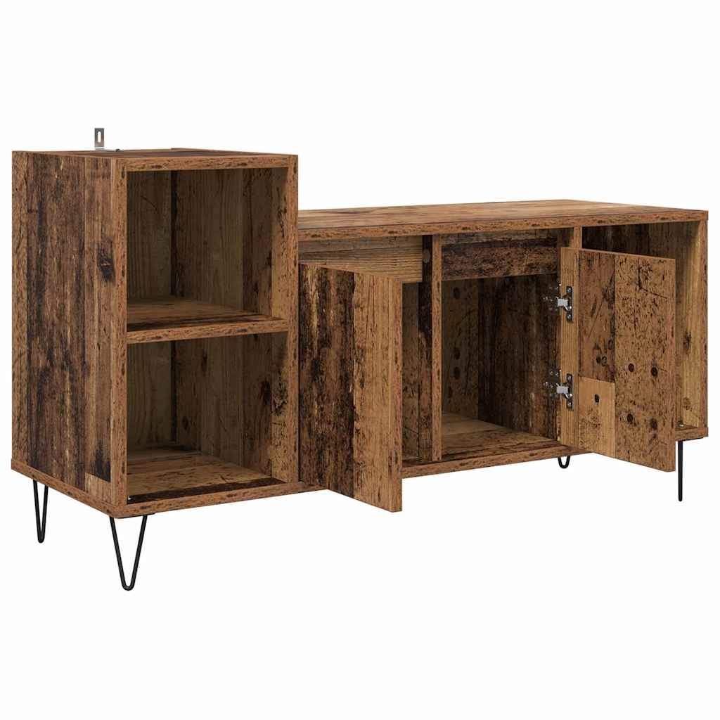 VidaXL TV-kast Oud Hout 100 x 35 x 55 cm Bewerkt hout