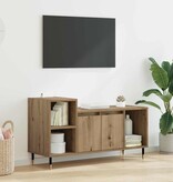 VidaXL TV-kast Artisan Eiken 100 x 35 x 55 cm Bewerkt hout