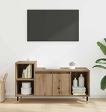 VidaXL TV-kast Artisan Eiken 100 x 35 x 55 cm Bewerkt hout