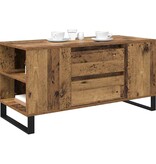 VidaXL Salontafel Oud Hout 102 x 44,5 x 50 cm Bewerkt hout