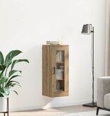 VidaXL Wandkast Artisan Eiken 34,5 x 34 x 90 cm