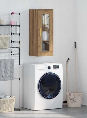 VidaXL Wandkast Artisan Eiken 34,5 x 34 x 90 cm