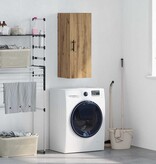 VidaXL Wandkast Artisan Eiken 34,5 x 34 x 90 cm Bewerkt hout
