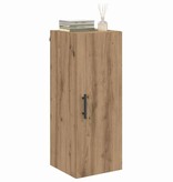 VidaXL Wandkast Artisan Eiken 34,5 x 34 x 90 cm Bewerkt hout