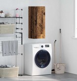 VidaXL Wandkast Oud Hout 34,5 x 34 x 90 cm Bewerkt hout