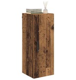 VidaXL Wandkast Oud Hout 34,5 x 34 x 90 cm Bewerkt hout