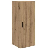 VidaXL Wandkast Artisan Eiken 34,5 x 34 x 90 cm Bewerkt hout