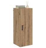 VidaXL Wandkast Artisan Eiken 34,5 x 34 x 90 cm Bewerkt hout