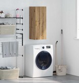 VidaXL Wandkast Artisan Eiken 34,5 x 34 x 90 cm Bewerkt hout
