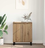VidaXL Dressoir Artisan Eiken 60 x 35 x 70 cm Bewerkt hout