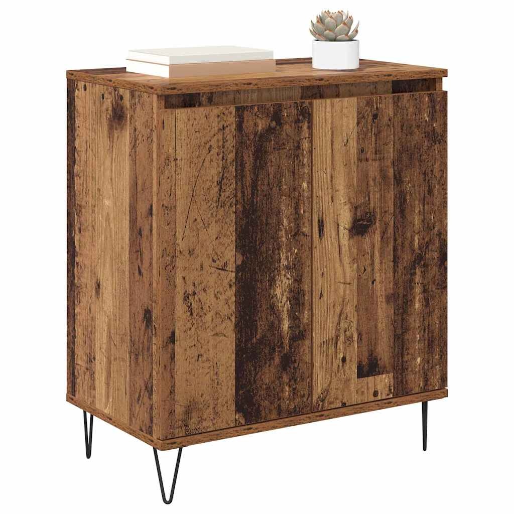 VidaXL Dressoir Oud Hout 60 x 35 x 70 cm Bewerkt hout