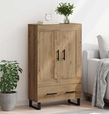 VidaXL Highboard Artisan Eiken 69,5 x 31 x 115 cm Bewerkt hout