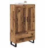 VidaXL Highboard met lade Oud Hout 69,5 x 31 x 115 cm Bewerkt hout
