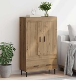 VidaXL Highboard Artisan Eiken 69,5 x 31 x 115 cm Bewerkt hout