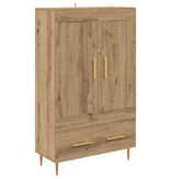 VidaXL Highboard Artisan Eiken 69,5 x 31 x 115 cm Bewerkt hout